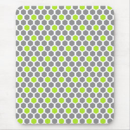 Moderne graue Geometrie Mousepad