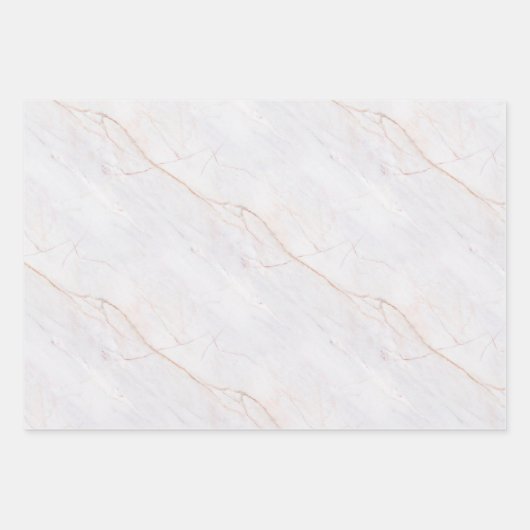 Moderne graue Marmormuster Geschenkpapier Set (Vorderseite 2)