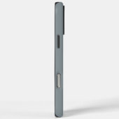 Moderne, graue Monogramm-Initialen für Zinnsauger Case-Mate iPhone Hülle (Rückseite / Rechts)