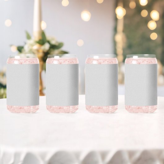 Moderne graue Punkte-Veranstaltungsschild-Hintergr Dosenglas (Insitu (Hochzeit))