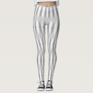 Moderne graue Raute Leggings