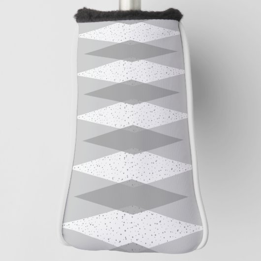 Moderne graue Raute Putter Abdeckung aus dem Mitte Golf Headcover (Rotieren 90)