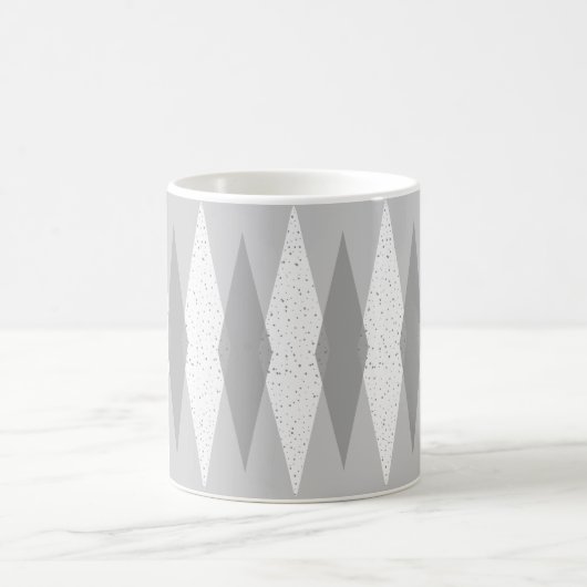 Moderne graue Raute Tasse des Mittelalters (Mittel)