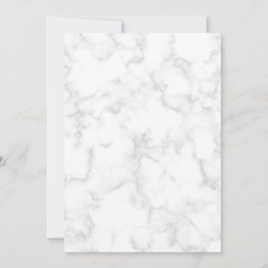 Moderne graue Rose Gold Script Gender Reveal Einladung (Rückseite)