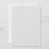 Moderne graue Schmetterlinge Kinderdusche Einladun Einladung (Rückseite)