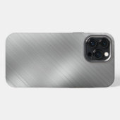Moderne graue Texturvorlage iPhone Hülle (Rückseite (Horizontal))