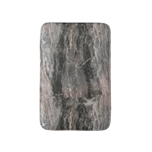 Moderne graue Tones Marmorstein Badematte (Vorderseite Vertikal)