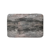 Moderne graue Tones Marmorstein Badematte (Vorderseite)