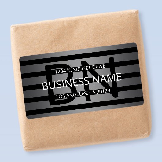 Moderne graue und horizontale schwarze Streifen