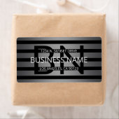 Moderne graue und horizontale schwarze Streifen (Insitu)