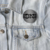 Moderne graue und horizontale schwarze Streifen Button (Beispiel)