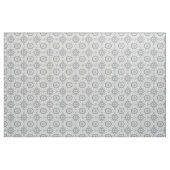 Moderne, graue und weiße Medallion-Stoffe Stoff (Yard (91,4 cm))