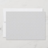 Moderne graue Weihnachts-Geschenkverpackung Einladung (Rückseite)