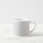 Moderne graue Weihnachts-Geschenkverpackung Espressotasse (Rechts)