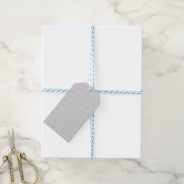 Moderne graue Weihnachts-Geschenkverpackung Geschenkanhänger