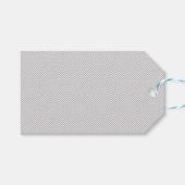 Moderne graue Weihnachts-Geschenkverpackung Geschenkanhänger (Vorderseite (Horizontal))