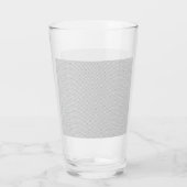 Moderne graue Weihnachts-Geschenkverpackung Glas (Rückseite)