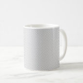 Moderne graue Weihnachts-Geschenkverpackung Kaffeetasse (VorderseiteRechts)
