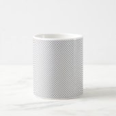 Moderne graue Weihnachts-Geschenkverpackung Kaffeetasse (Mittel)