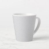 Moderne graue Weihnachts-Geschenkverpackung Milchtasse (Rechte Ecke)