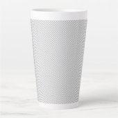 Moderne graue Weihnachts-Geschenkverpackung Milchtasse (Vorderseite)
