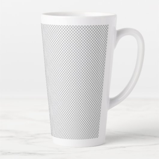 Moderne graue Weihnachts-Geschenkverpackung Milchtasse (Rechts)