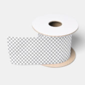 Moderne graue Weihnachts-Geschenkverpackung Satinband (Spule)