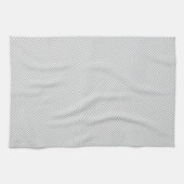 Moderne graue Weihnachtspapier-Geschenkverpackung Geschirrtuch (Horizontal)