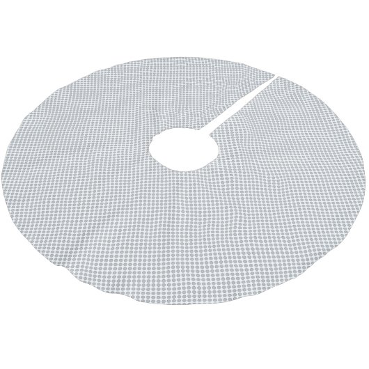 Moderne graue Weihnachtspapier-Geschenkverpackung Polyester Weihnachtsbaumdecke (Schrägansicht)