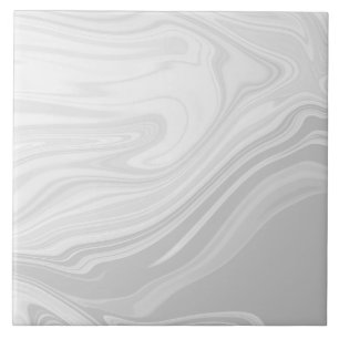 Moderne graue weiße Flüssig-Marmor-Kunst Fliese