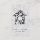 Moderne Graureinigung Visitenkarte (Vorderseite)