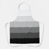 Moderne Graustufenmuster Schürze (Vorderseite)