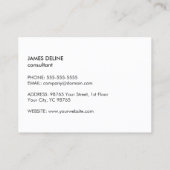 Moderne Gray Blue Circuit Board Computerreparatur Visitenkarte (Rückseite)