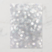 Moderne Gray Elegant Wedding Guest Information Car Begleitkarte (Rückseite)