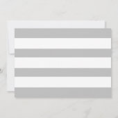 Moderne Gray Two Fotos Graduation Party Einladung (Rückseite)