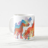 Moderne Great Dane Group Kaffeetasse (Vorderseite Links)
