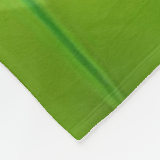 Moderne Green Clover 4 Lists Fleecedecke (Ecke)