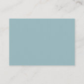 Moderne Green Ering Display Card Visitenkarte (Rückseite)