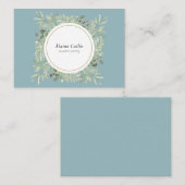 Moderne Green Ering Display Card Visitenkarte (Vorne/Hinten)