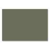 Moderne Green Event Table Card - individuell anpas Tischnummer (Rückseite)