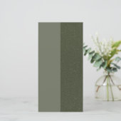 Moderne Green Flat Card mit Textur (nach Maß) Ankündigung (Stehend Vorderseite)
