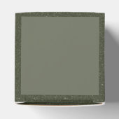 Moderne Green Gevor Box mit Speckle Trim Geschenkschachtel (Oben)
