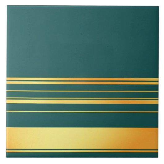 Moderne Green Gold Luxus Linen Texture Collection Fliese (Vorderseite)
