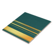 Moderne Green Gold Luxus Linen Texture Collection Fliese (Seite)