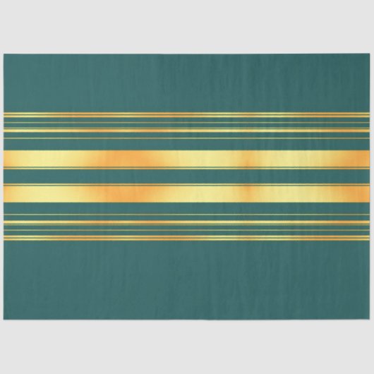 Moderne Green Gold Luxus Linen Texture Collection Seidenpapier (Vorderseite)