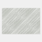 Moderne Green Holiday Wrapping Paper Sheets Geschenkpapier Set (Vorderseite 3)