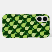 Moderne Green Pear iPhone Case (Rückseite (Horizontal))