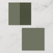 Moderne Green Referral Card (Split Design) (Vorne/Hinten)