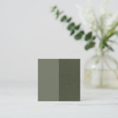 Moderne Green Referral Card (Split Design) (Stehend Vorderseite)