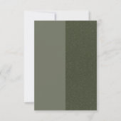 Moderne Green Split Card - individuell anpassbar Karte (Vorderseite)